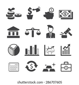 Business icons set,Vector