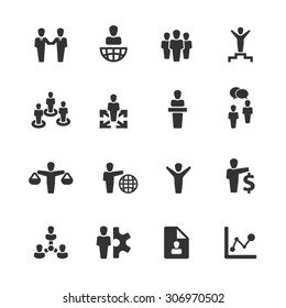 Business icons set,Vector