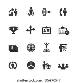 Business icons set,Vector