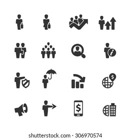 Business icons set,Vector