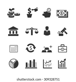 Business icons set,Vector