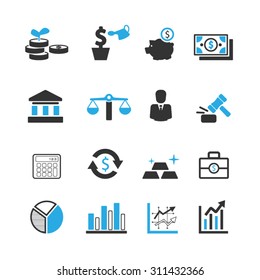 Business icons set,Vector