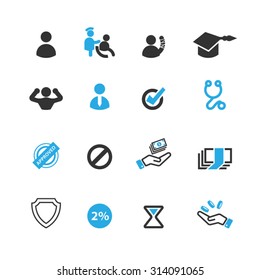 Business icons set,Vector