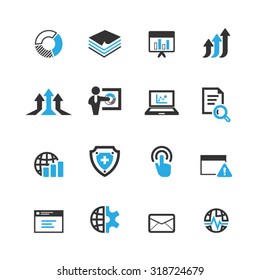 Business icons set,Vector