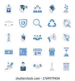 Business Icons is a stylish pack of 25 icons featuring the most trendy business concepts and processes.