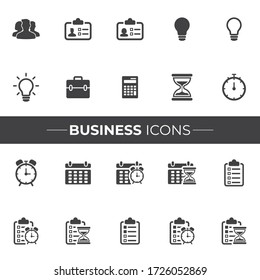 Business Icons that can be used in your Websites, Flyers, Posters, or in your Infographics.