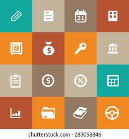Business icons universal set for web and mobile