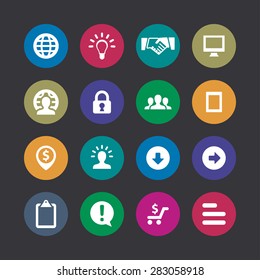 Business icons universal set for web and mobile