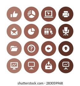 Business icons universal set for web and mobile