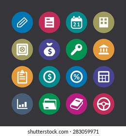 Business icons universal set for web and mobile