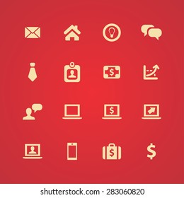 Business icons universal set for web and mobile 
