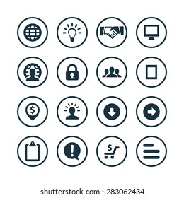 Business icons universal set for web and mobile 