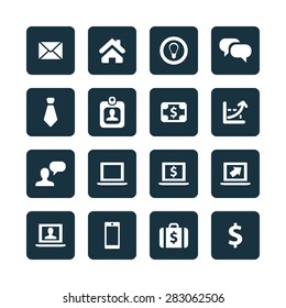 Business icons universal set for web and mobile 