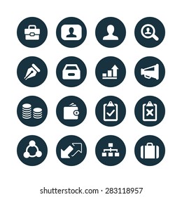 Business icons universal set for web and mobile 