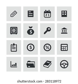 Business icons universal set for web and mobile 