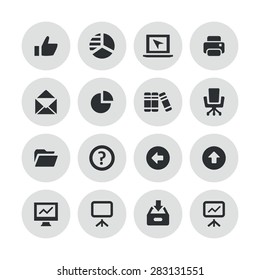 Business icons universal set for web and mobile 