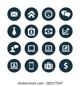 Business icons universal set for web and mobile 