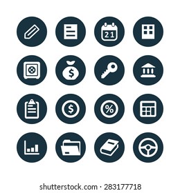 Business icons universal set for web and mobile 
