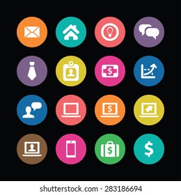 Business icons universal set for web and mobile 