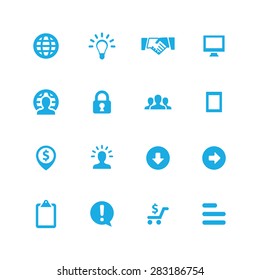Business icons universal set for web and mobile 
