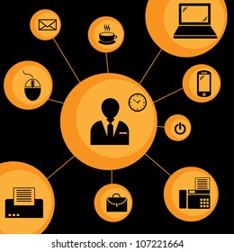 Business icons (vector)