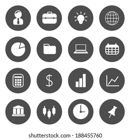 Business icons vector.