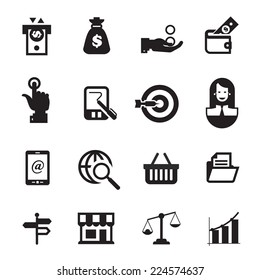 Business icons. Vector format