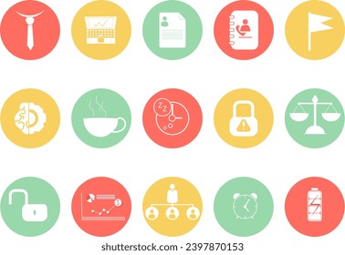 Business Icons Vector Illustration Collection