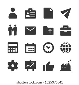 Business Icons Vector , People, Management, Finance