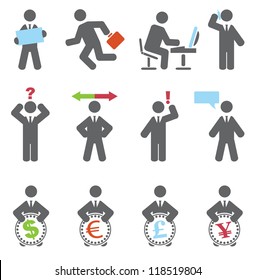 Business icons. Vector set