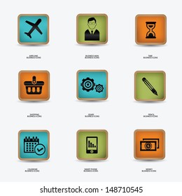 Business icons,vector
