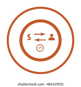  Business  icon,vector. Flat design.