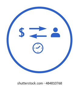  Business  icon,vector. Flat design.
