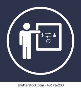  Business  icon,vector. Flat design.