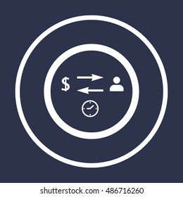  Business  icon,vector. Flat design.