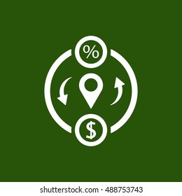  Business Icon,vector. Flat design.