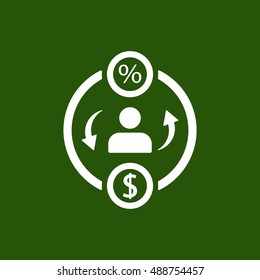  Business Icon,vector. Flat design.