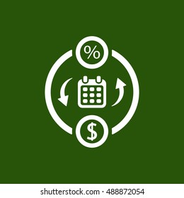  Business Icon,vector. Flat design.