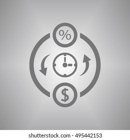  Business Icon,vector. Flat design.