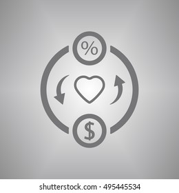  Business Icon,vector. Flat design.