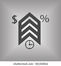  Business  icon,vector. Flat design.
