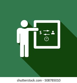  Business  icon,vector. Flat design.