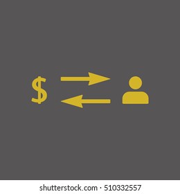  Business  icon,vector. Flat design.