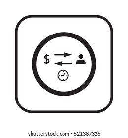  Business  icon,vector. Flat design.