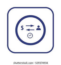  Business  icon,vector. Flat design.