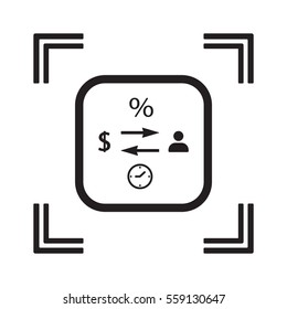  Business  icon,vector. Flat design.