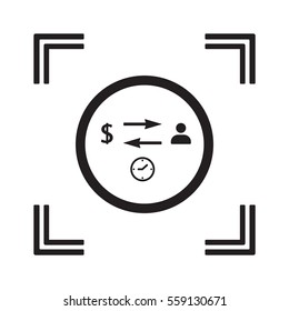  Business  icon,vector. Flat design.
