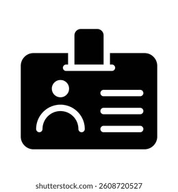 A business ID card, representing employee identity or membership
