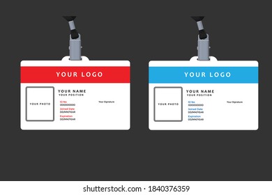 Business ID card template design