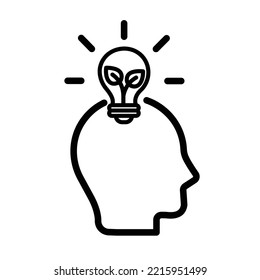 Business Idea Bold Line Vector icon which can easily modify or edit

